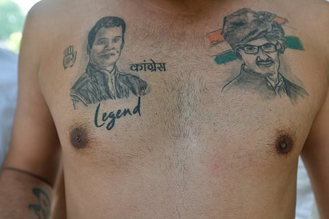 Rahul Gandhi's tattoo